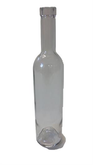 Hvidvinsflaske, klar. 0,5 liter, 1 stk